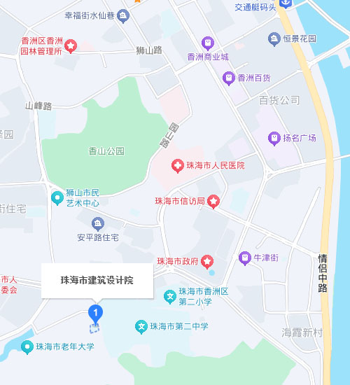 设计院在地图上的位置