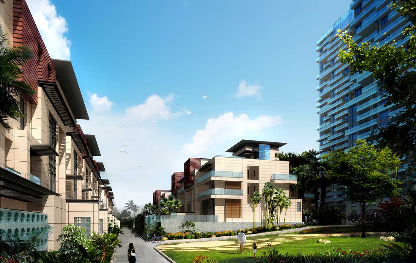 珠海城市东岸花园-项目实例-珠海市建筑设计院总院